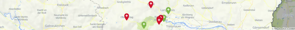 Map view for Pharmacies emergency services nearby Albrechtsberg an der Großen Krems (Krems (Land), Niederösterreich)